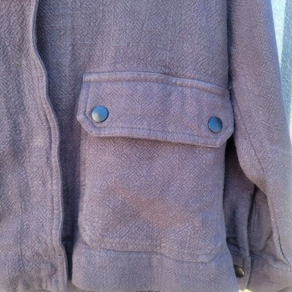 BillaBong Spring Skate Drape Linen Blend Jacket Women's Size M - Picture 3 of 5